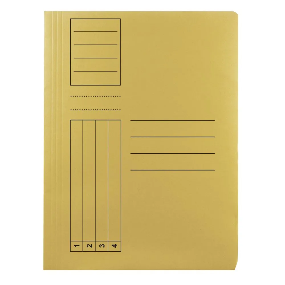 Dosar cu sina basic carton galben  - 1