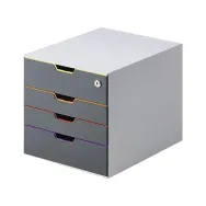 Organizator  documente durable varicolor cu 4 sertare Durable - 1