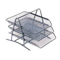 Set 3 tavite pentru documente mesh memoris-precious metal argintiu Memoris-precious - 1