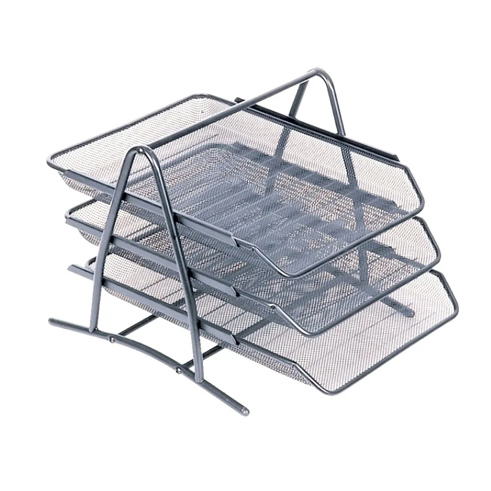 Set 3 tavite pentru documente mesh memoris-precious metal argintiu Memoris-precious - 1