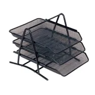 Set 3 tavite pentru documente mesh memoris-precious metal negru Memoris-precious - 1