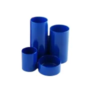 Suport pentru accesorii de birou flaro 4 compartimente neechipat albastru Flaro - 1