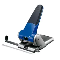 Perforator metalic leitz 5180 de mare capacitate 65 coli albastru Leitz - 1