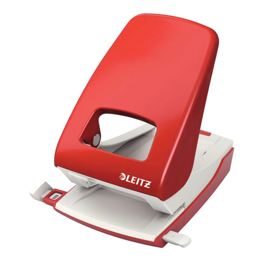 Perforator metalic leitz 5138 nexxt series 40 coli rosu Leitz - 1