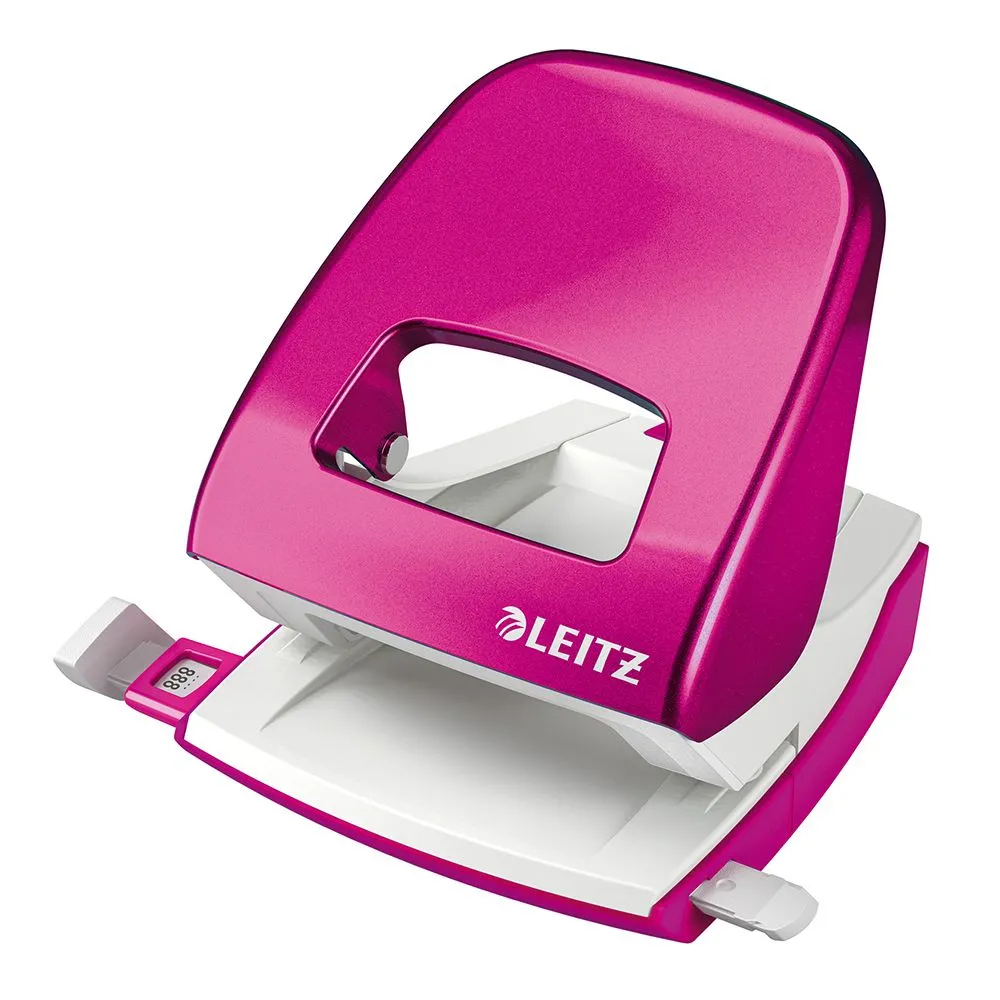 Perforator leitz wow 5008 30 coli metalic roz Leitz - 1