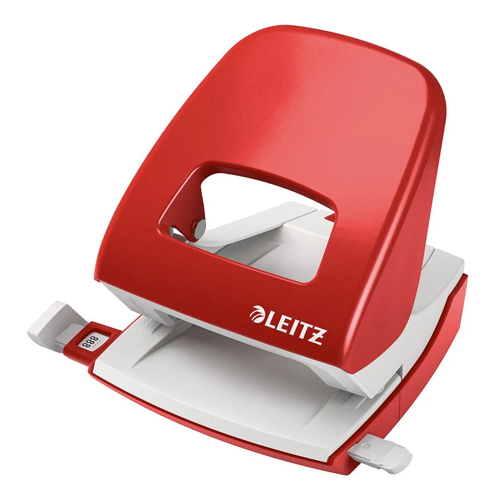 Perforator metalic leitz 5008 nexxt series 30 coli rosu Leitz - 1