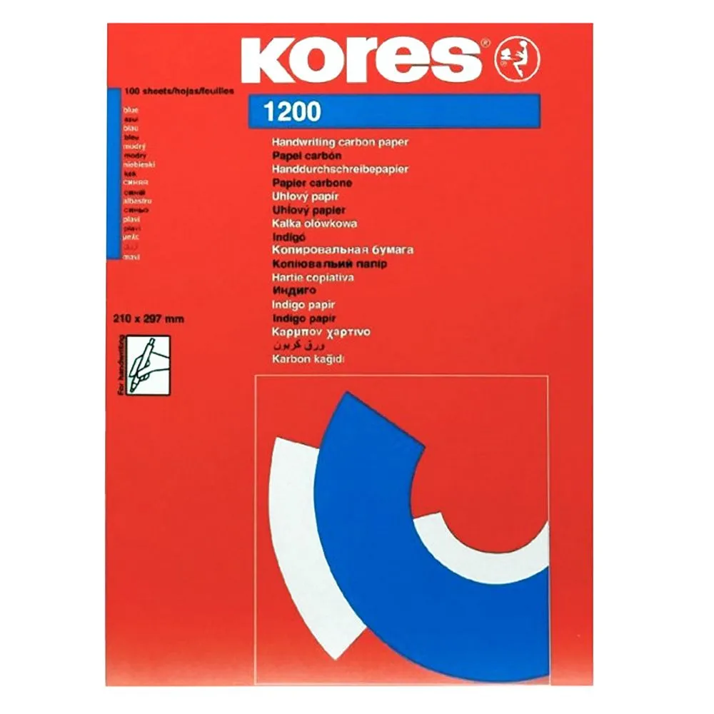 Hartie copiativa kores albastru Kores - 1