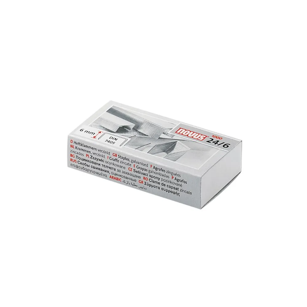 Capse novus 24/6 1000 bucati/cutie Novus - 1