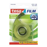 Banda adeziva tesa transparenta 19 mm x 33 m cu dispenser easycut Tesa - 1