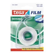 Banda tesafilm invisibila dimensiuni 19 mm x 33 m cu dispenser Tesa - 1