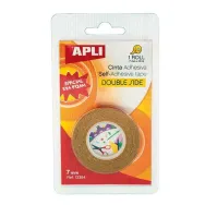 Banda dublu adeziva apli transparenta 7 mm x 10 m Apli - 1