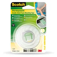 Banda dublu adeziva scotch pentru montare 19 mm x 1.5 m Scotch - 1