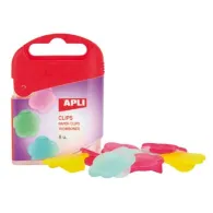 Clipsuri din plastic apli tip floare 8 bucati/set Apli - 1