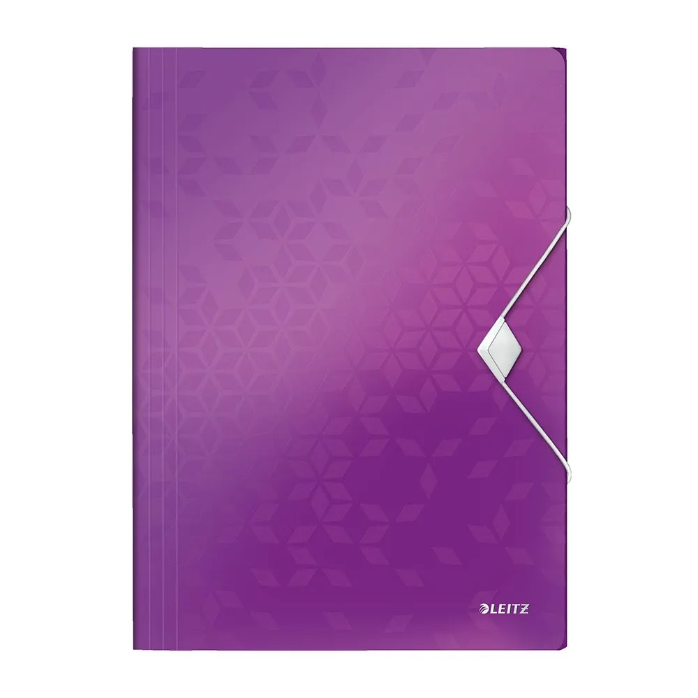 Mapa cu elastic leitz wow pp a4 150 coli mov Leitz - 1