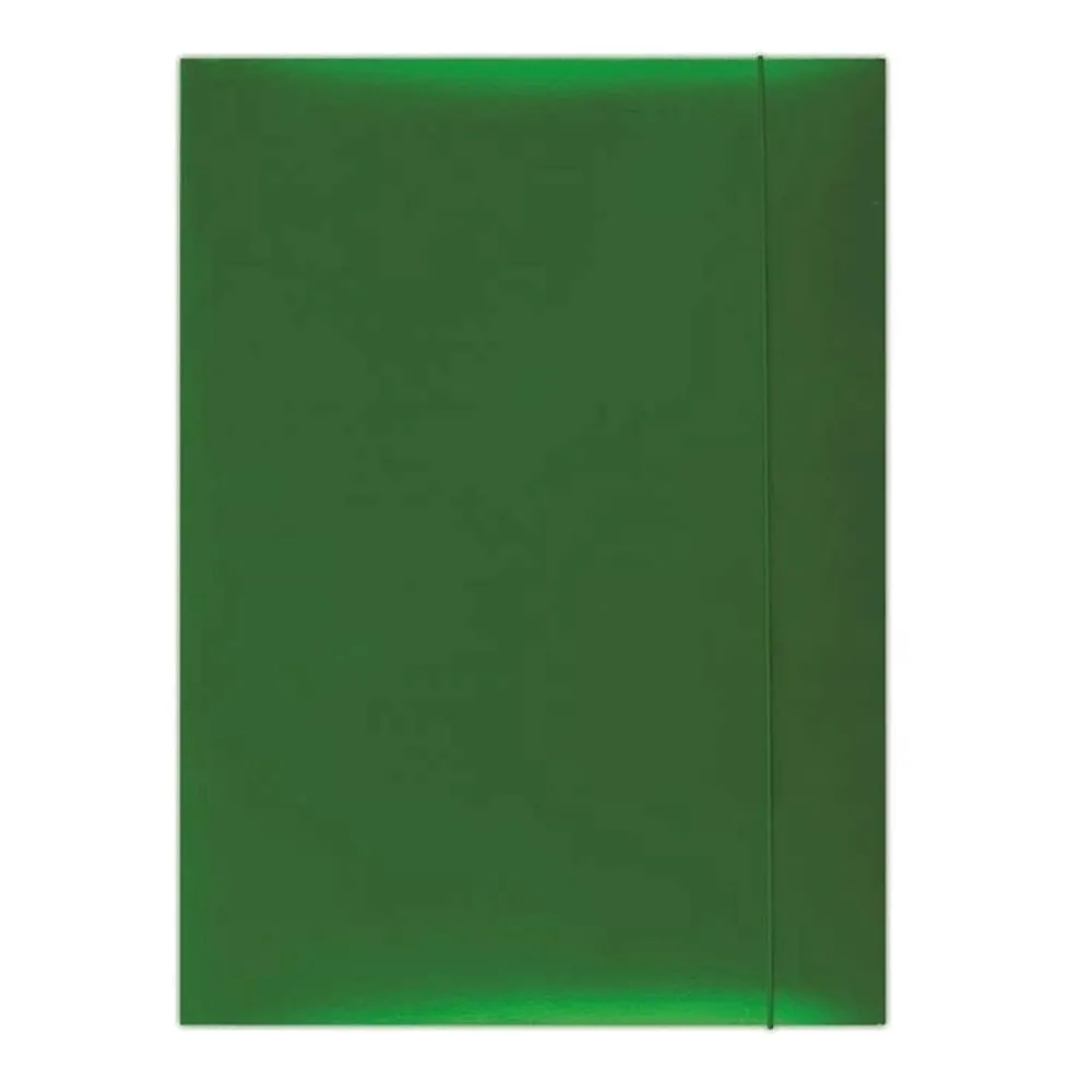 Mapa cu elastic donau carton plastifiat verde Donau - 1