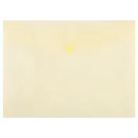 Mapa documente donau a4 inchidere cu capsa plastic galben transparent Donau - 1