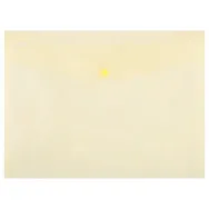 Mapa documente donau a4 inchidere cu capsa plastic galben transparent Donau - 1