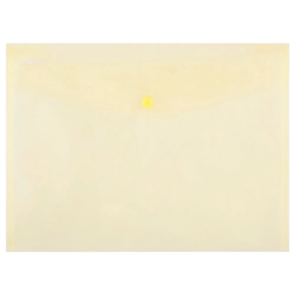 Mapa documente donau a4 inchidere cu capsa plastic galben transparent Donau - 1