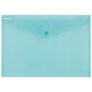 Mapa documente donau a4 inchidere cu capsa plastic verde transparent Donau - 1