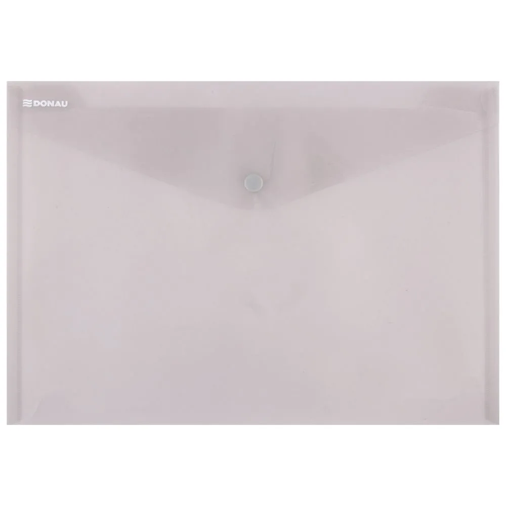 Mapa documente donau a4 inchidere cu capsa plastic fumuriu Donau - 1