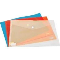 Mapa documente noki a4 inchidere cu capsa plastic rosu  - 1