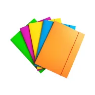 Mapa documente a4 carton inchidere cu elastic diverse culori  - 1