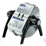 Visifix flip durable rotativ 400 carti de vizita negru Durable - 1