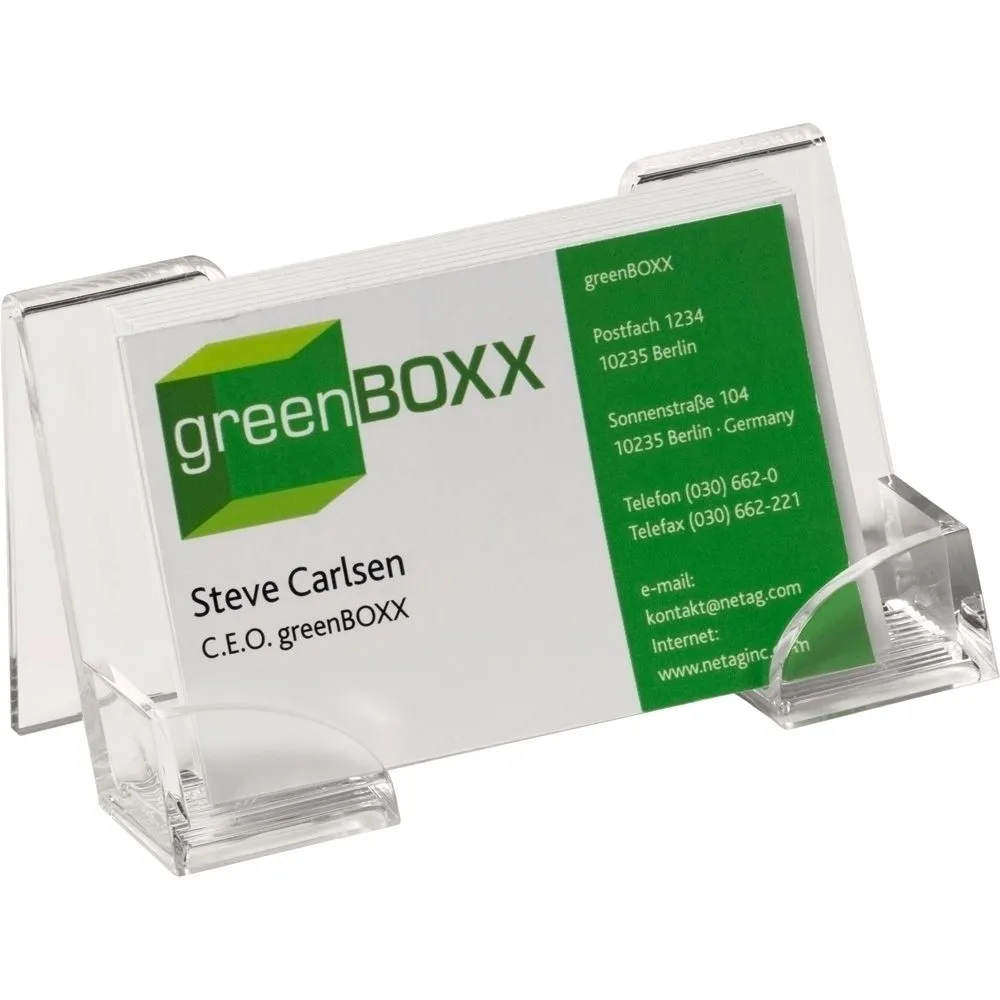 Suport pentru carti de vizita durable 50 carti de vizita Durable - 1