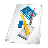 Folie de protectie esselte cu fermoar cristal 200 microni set de 5 buc Esselte - 1