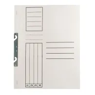 Dosar incopciat standard 1/1 alb  - 1