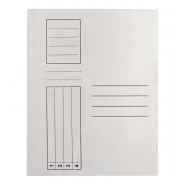 Dosar cu sina carton alb 25 bucati/set  - 1