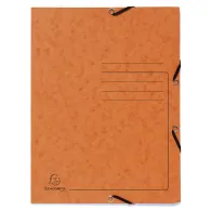 Dosar plic cu elastic exacompta carton portocaliu Exacompta - 1