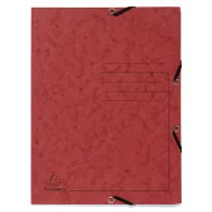 Dosar plic cu elastic exacompta carton rosu Exacompta - 1