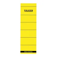 Etichete falken autoadezive pentru bibliorafturi  60 x 190 mm galben Falken - 1