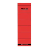 Etichete falken autoadezive pentru bibliorafturi  60 x 190 mm rosu Falken - 1