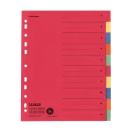 Separatoare carton 240x297 index color 230g 10 bucati/set a4 rezistente  - 1