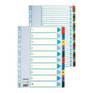 Index ian-dec esselte mylar carton cu taste laminate a4 multicolor Esselte - 1