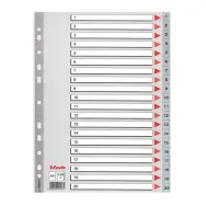 Index din plastic esselte a4 index 1-20 Esselte - 1
