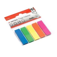 Index a-series autoadeziv plastic  12 x 44 mm 5 culori/set 25 file/culoare A-series - 1