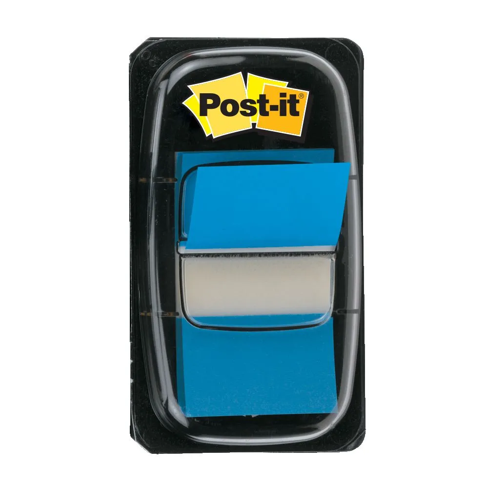 Index post-it® clasic  25.4 x 43.2 mm albastru Post-it - 1
