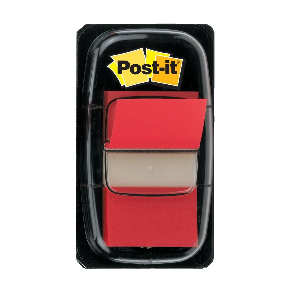 Index post-it® clasic  25.4 x 43.2 mm rosu Post-it - 1