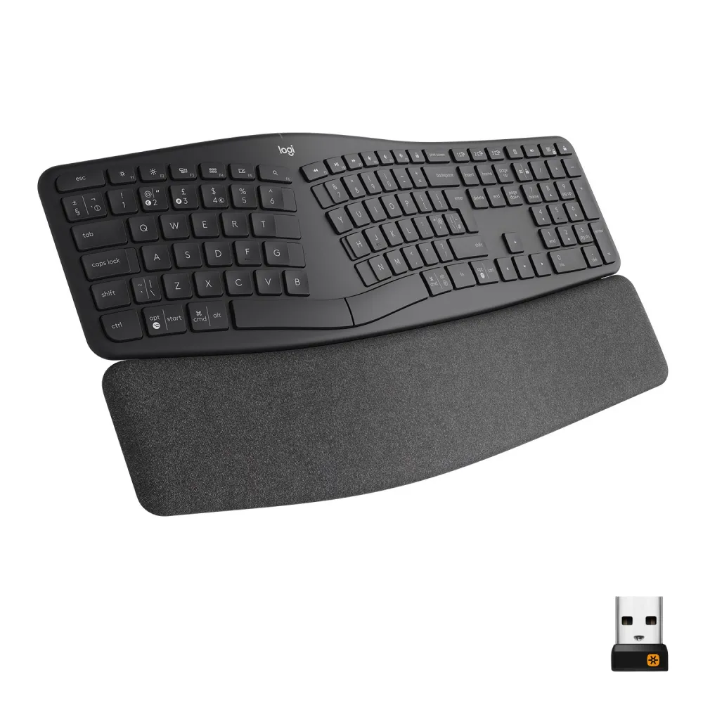 Logitech ERGO K860 tastaturi RF Wireless + Bluetooth Englez Grafit Logitech - 1