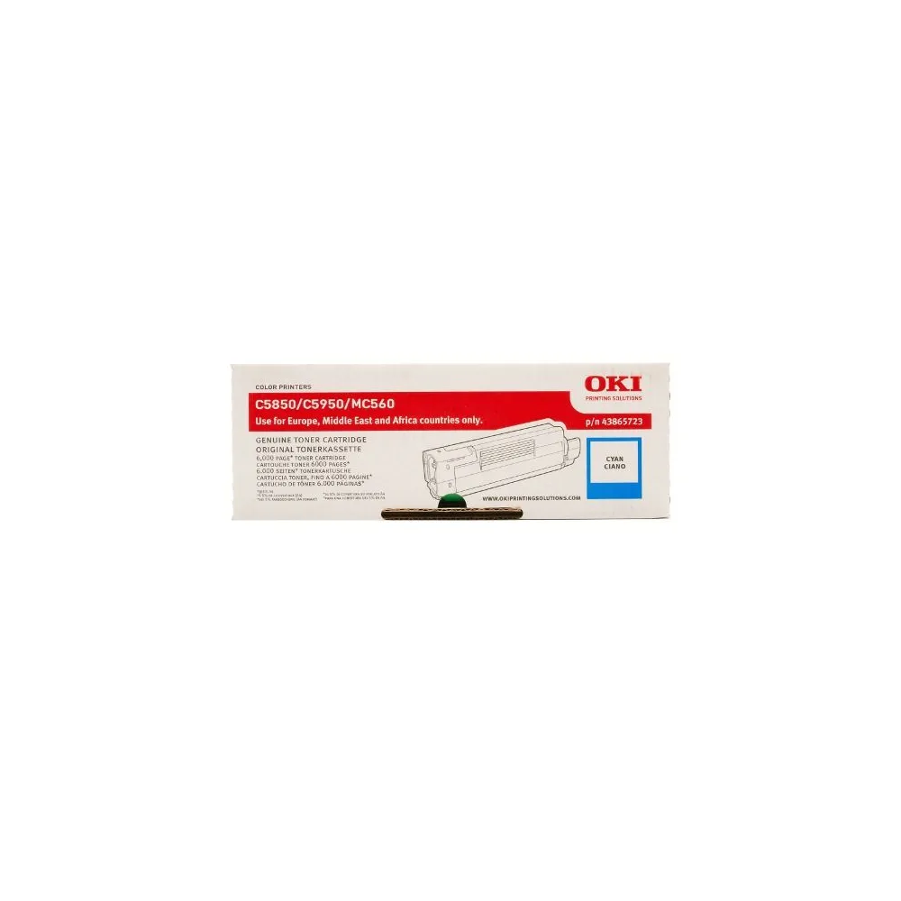 Toner OKI  43865723 Cyan Oki - 1