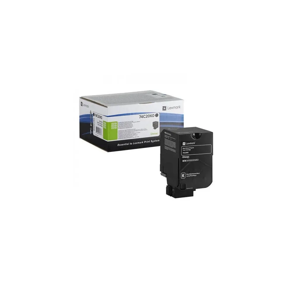 Toner Lexmark  74C20K0  Black Lexmark - 2