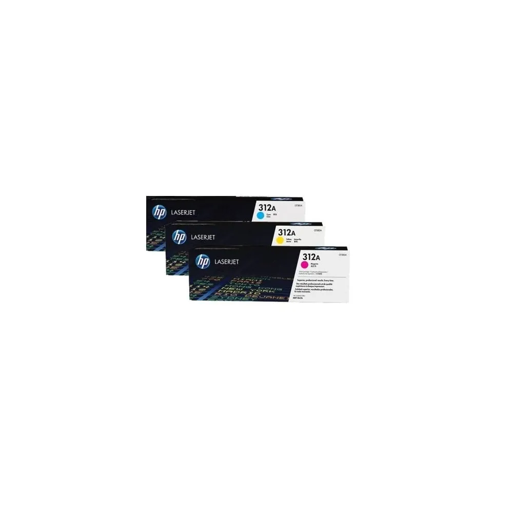 Toner HP 312A Tri-Pack Color  C/ M/ Y Hp - 1