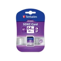 Memory card verbatim premium sdxc 64gb class 10 Verbatim - 1