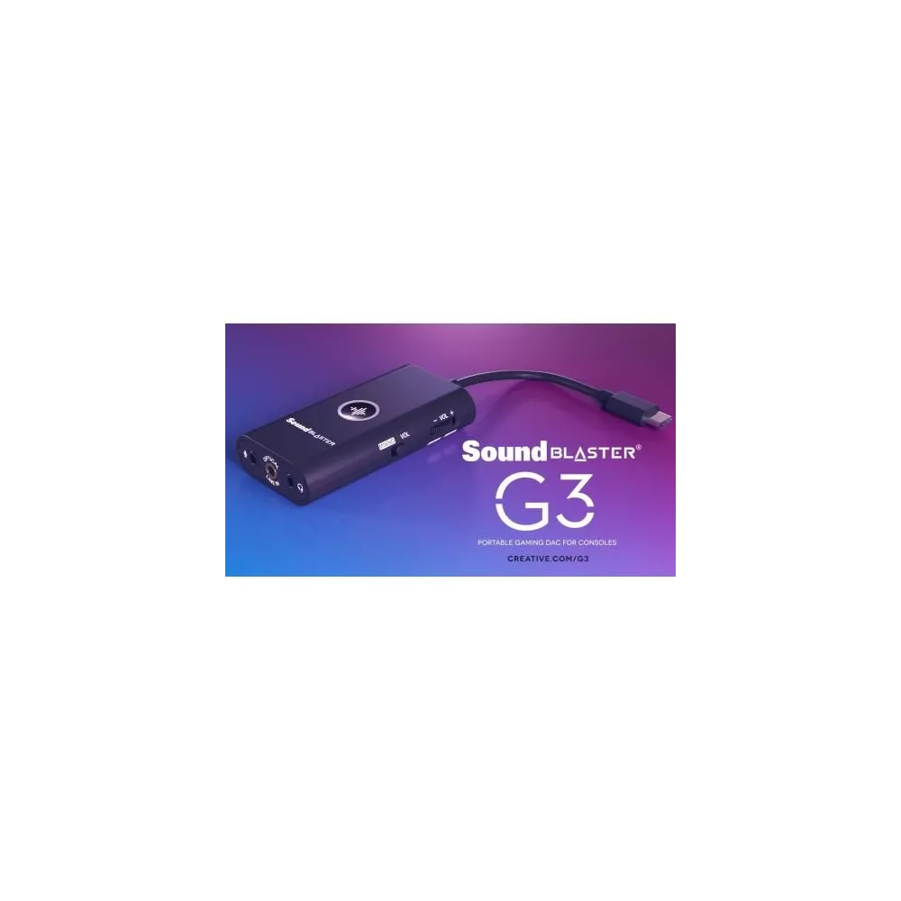Creative sound blaster g3 - usb-c multi platform soundcard Creative - 1