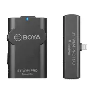 Boya by-wm4 pro-k3 linie wireless 2.4ghz cu microfon lavaliera (tx+rx) pentru ios Boya - 1