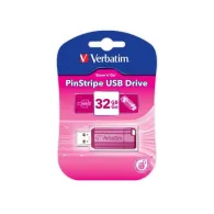 Verbatim usb2.0 key 32gb pinstripe pink Verbatim - 1