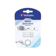 Verbatim metal executive usb 2.0 drive silver 16gb Verbatim - 1